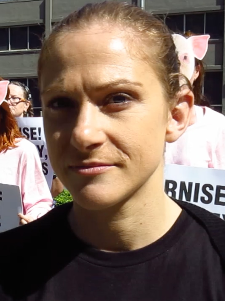 Claire Fryer is the PETA campaign coordinator in Brisbane