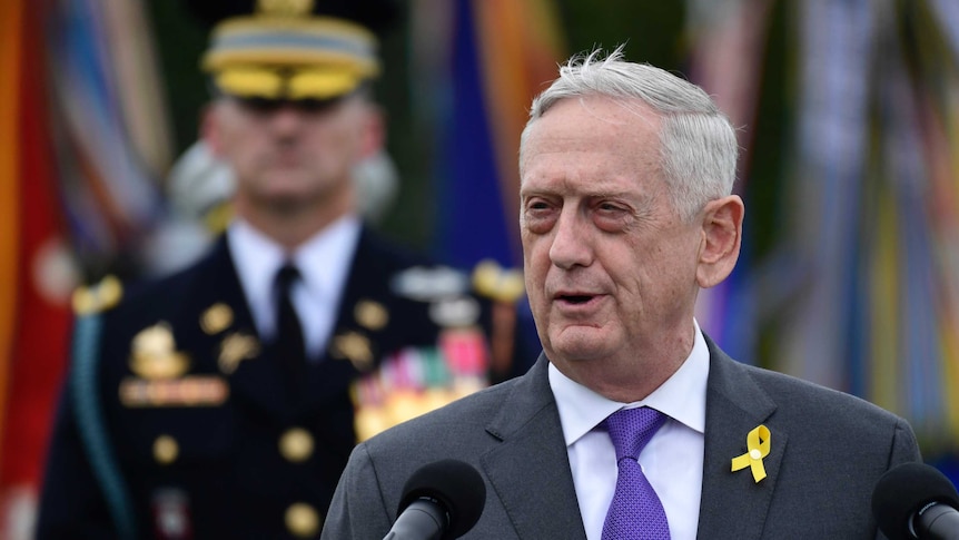 US Secretary of Defence Jim Mattis