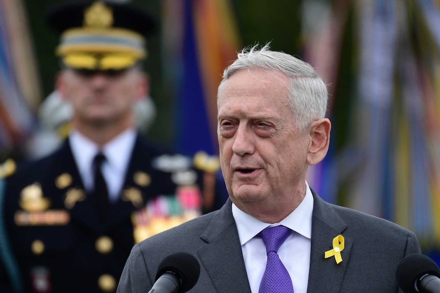 US Secretary of Defence Jim Mattis