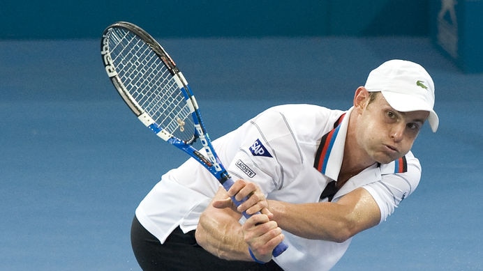 Rolling on: Roddick's win puts him in good stead for the Australian Open.