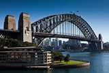 The Sydney Harbour Bridge.