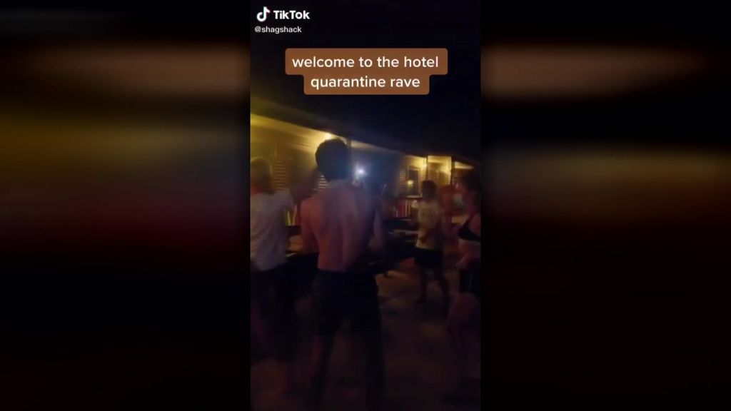 Revellers gather in 