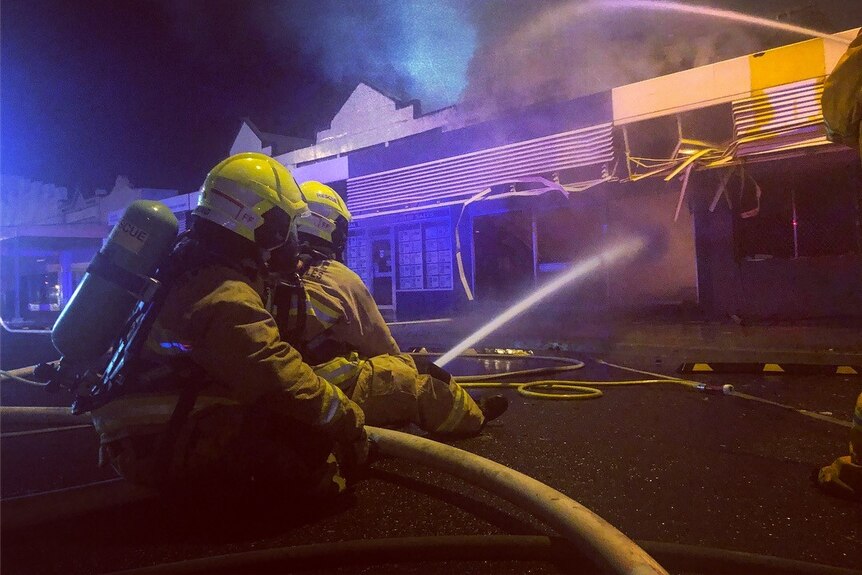 Firefighters in Coonamble