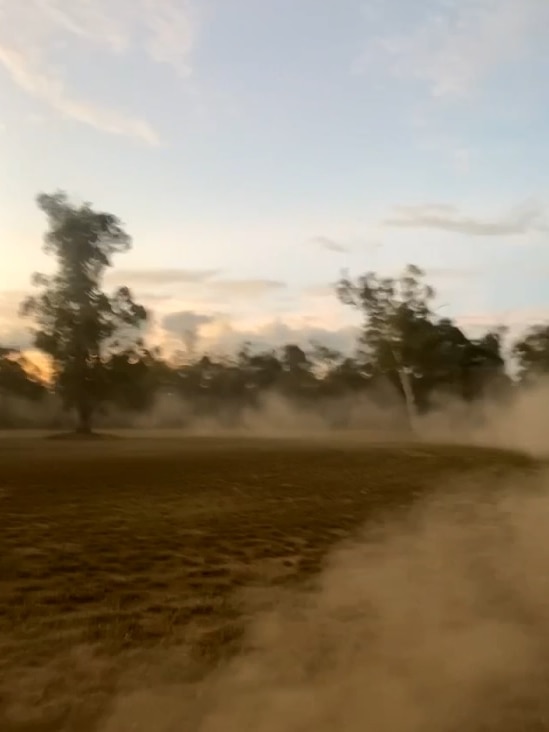 A very dry school oval. 