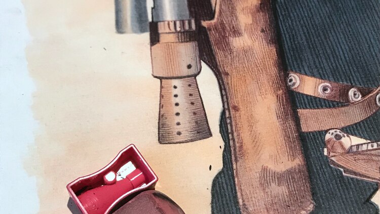 Detail from Mark Raats' film poster for Solo