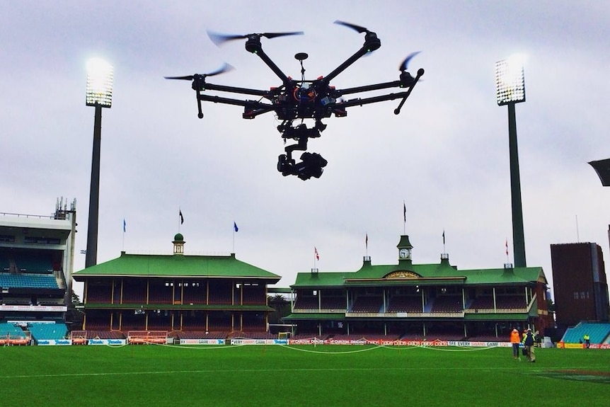 Drone image at MCG