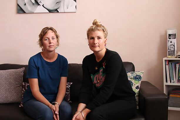 Margaret Dingemanse and Sarah Haberle at Launceston Birth Centre