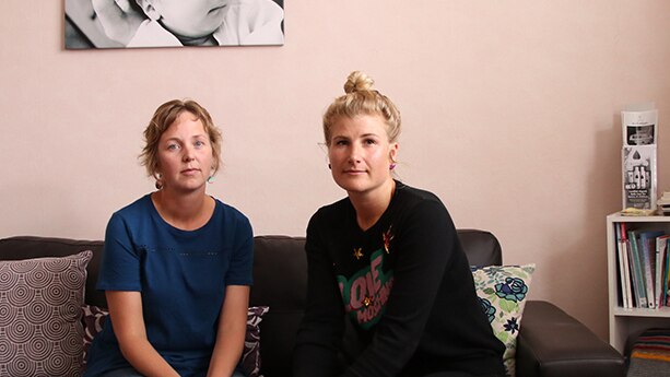 Margaret Dingemanse and Sarah Haberle at Launceston Birth Centre