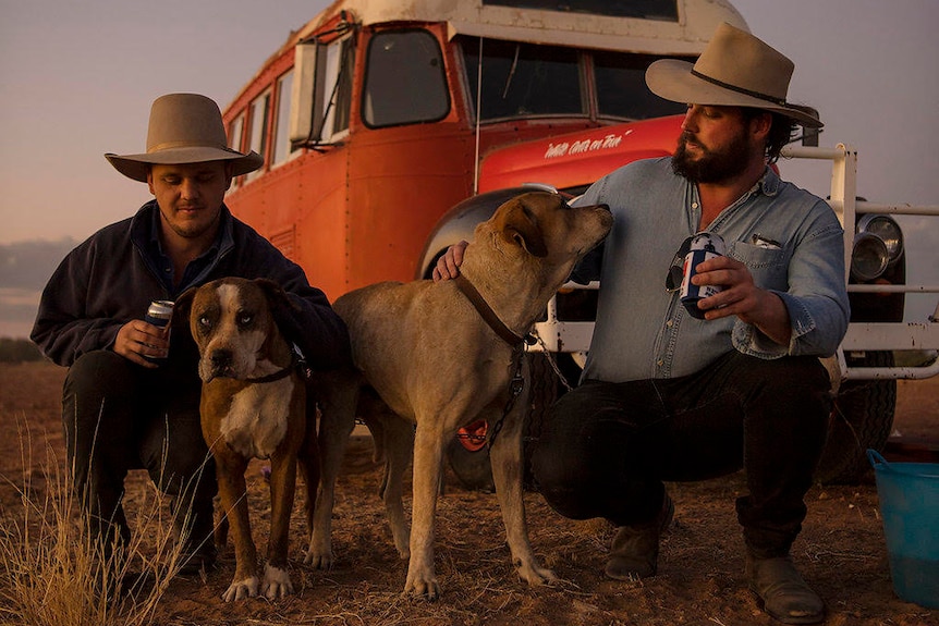 Errol Parker (left) and Clancy Overell (right) are founders of the Betoota Advocate.