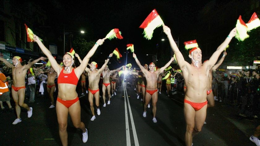 'Lifesavers' at the Sydney Gay and Lesbian Mardi Gras