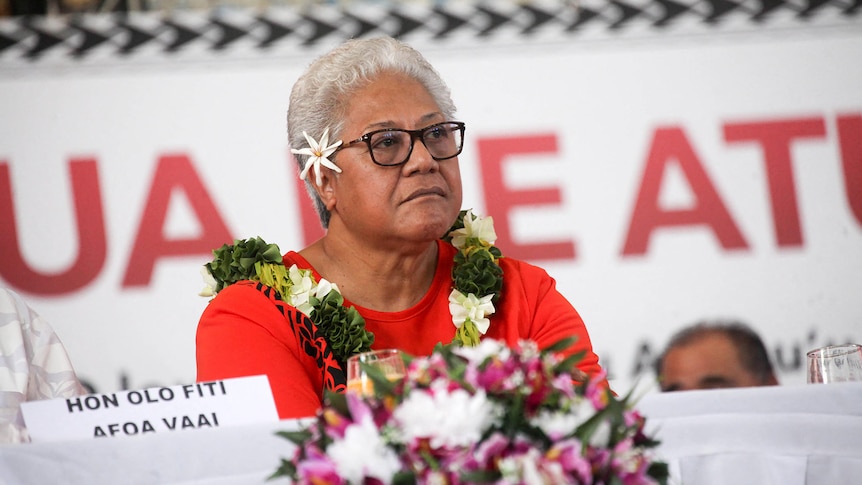Samoa Prime Minister Fiame Naomi Mata'afa