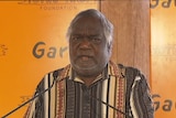 Yothu Yindi Foundation chairman Galarrwuy Yunupingu at Garma 2014