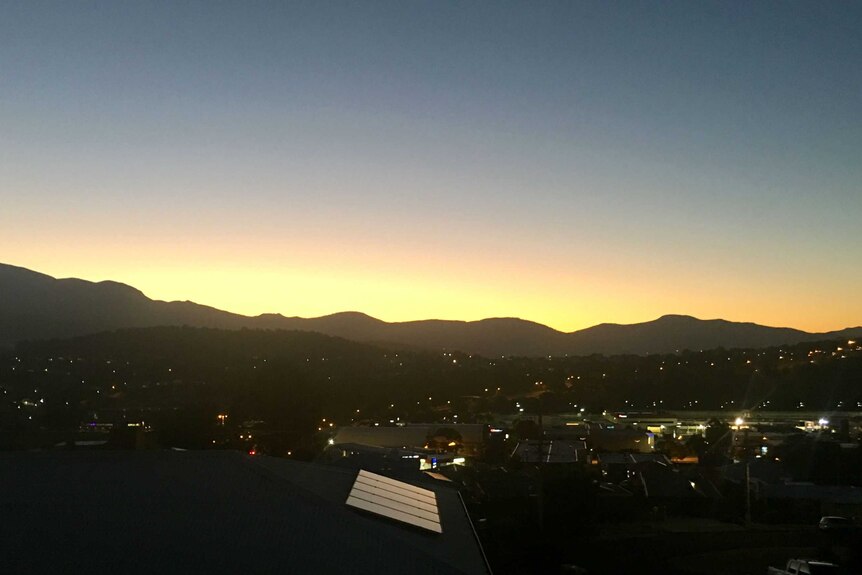 Sunset over Bellerive, Tasmania