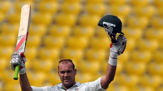 Play it again, Jacques: Kallis hit his third Test ton in five matches.