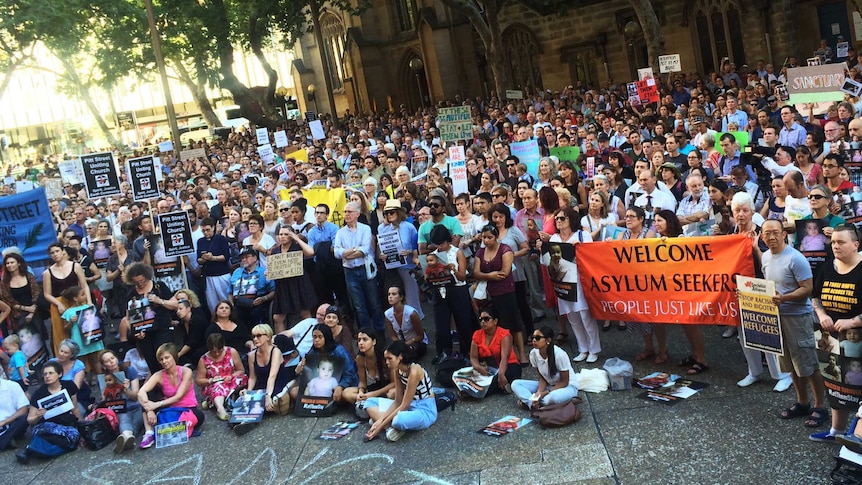 Refugee protest Sydney
