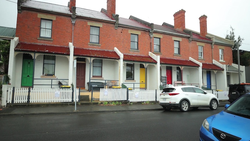 A row of terrace houses