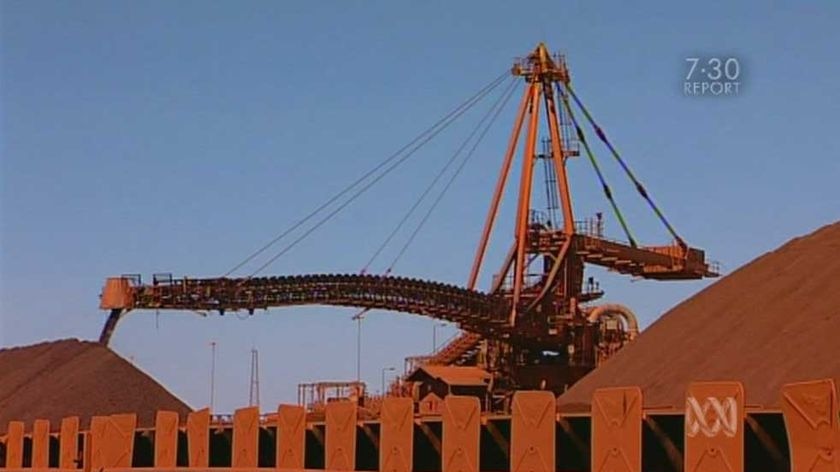 Mining equipment at a BHP mine