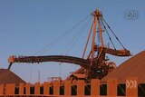 Mining equipment at BHP Billiton's Mt Newman iron ore operation.