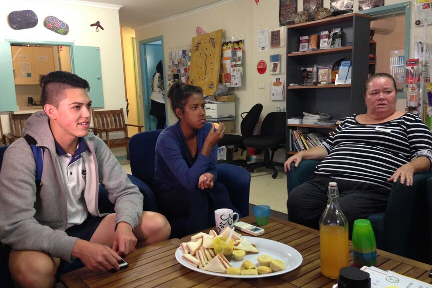 Mary Ridgeway and Leonie Haines at the Nepean Neighbourhood centre in Cranebrook