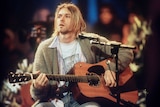 Nirvana's Kurt Cobain on MTV Unplugged in 1993