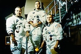 Astronauts (from left) Jim Lovell, Bill Anders and Frank Borman