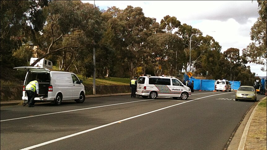 A rider has died after crashing his motorcycle on Kingsford Smith Drive.