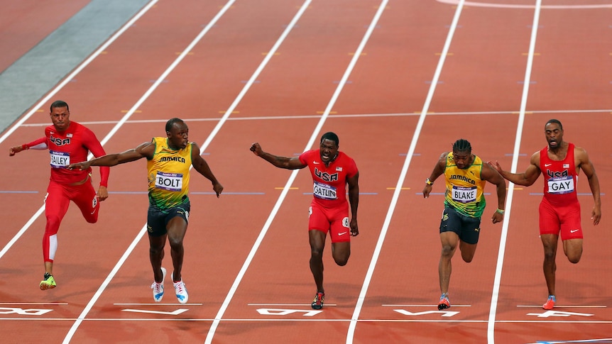 Jamaica's Usain Bolt wins the 100m final at the London 2012 Olympic Games.