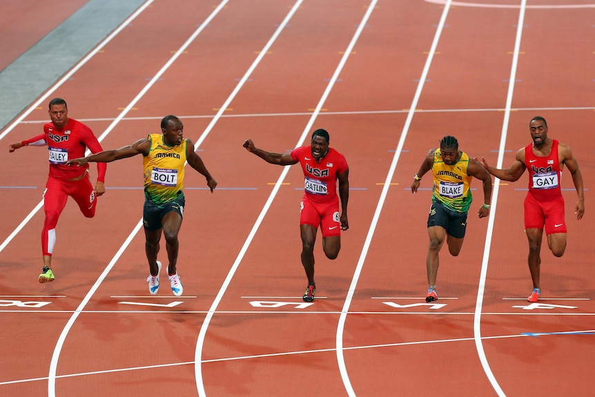 Jamaica's Usain Bolt wins the 100m final at the London 2012 Olympic Games.