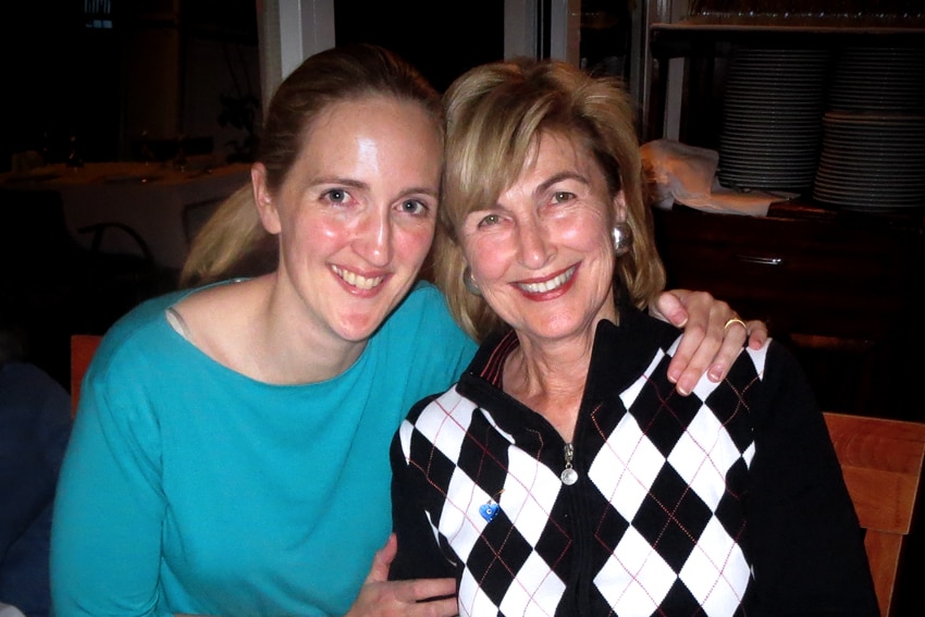 Katrina Dawson and her mother Jane Dawson.