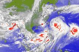 Typhoon systems in the Asia pacific