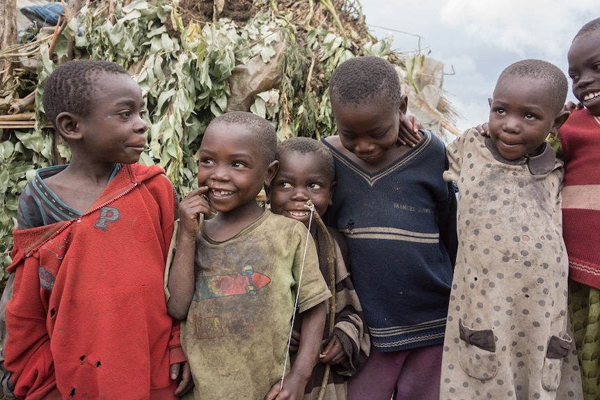 Batwa children in Uganda