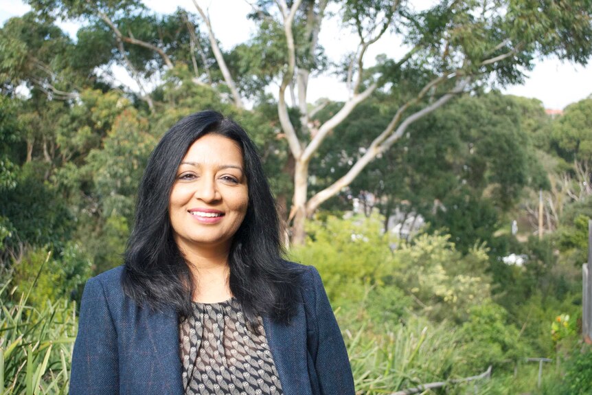 Headshot of NSW Greens MP Mehreen Faruqi.