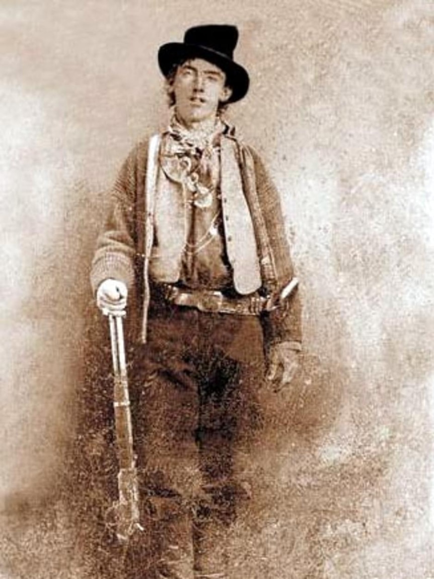 Billy the Kid with his gun