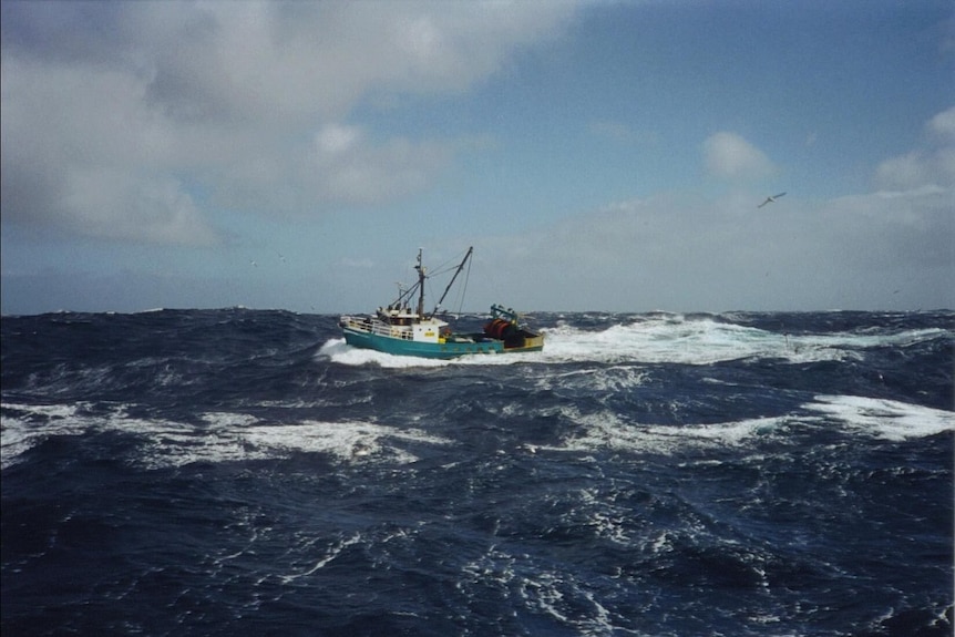 A fishing trawler in Australia.