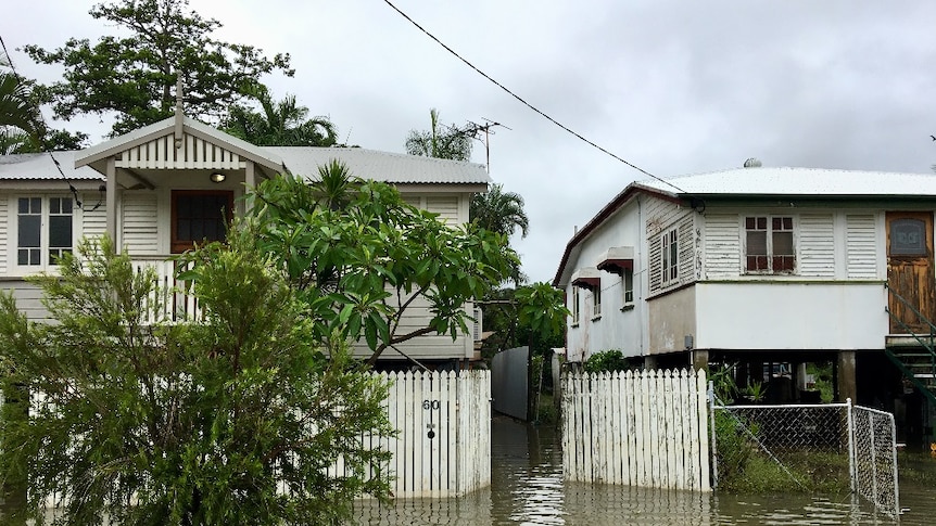 Floodwaters inundate homes in Townsville