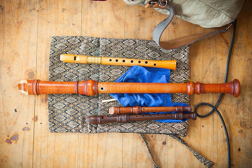 Some of Genevieve Lacey's recorders