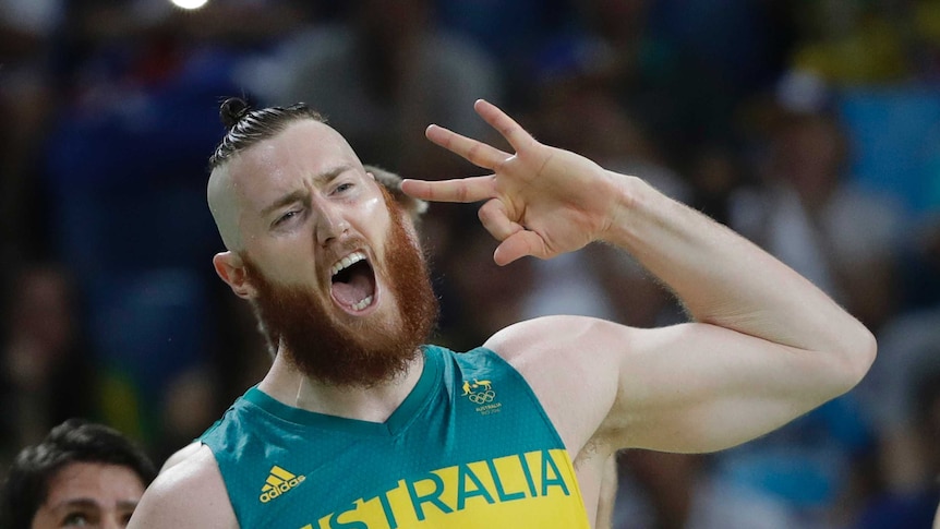 Australia's Aron Baynes