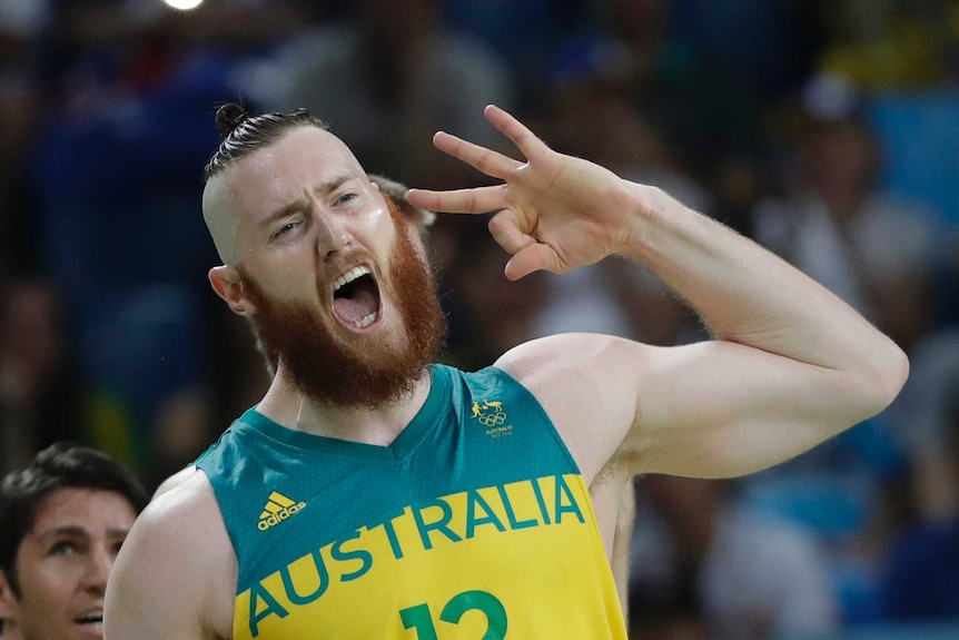 Australia's Aron Baynes