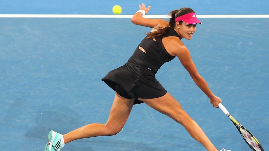 Ana Ivanovic at the Brisbane International