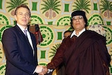 Tony Blair, Moamar Gaddafi