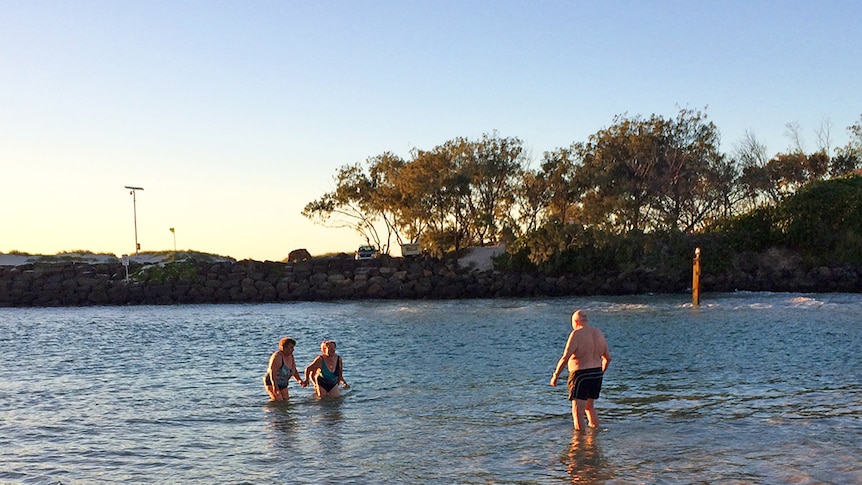 The Teabags senior swim club in the northern NSW town of Kingscliff