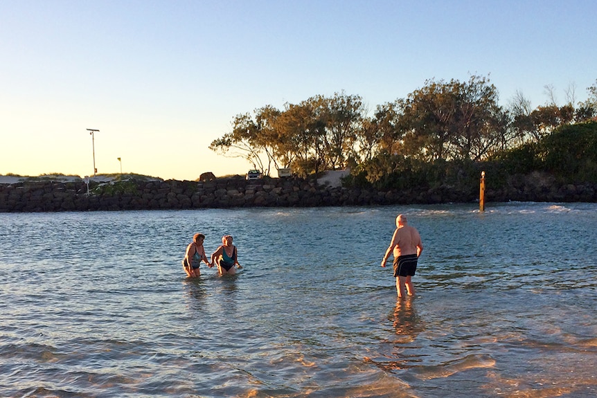 The Teabags senior swim club in the northern NSW town of Kingscliff