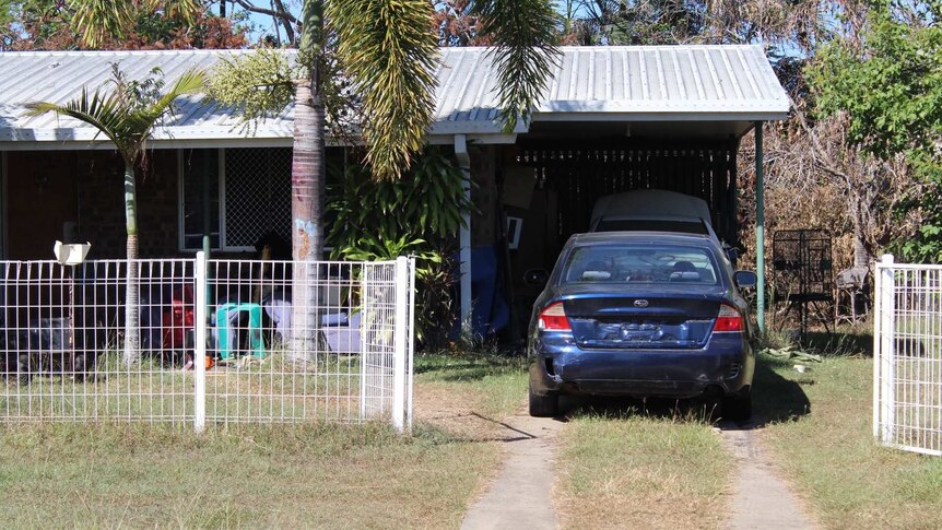 A house where a cyclist was shot at repeatedly after a road rage incident