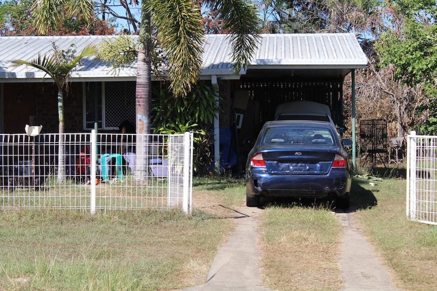 A house where a cyclist was shot at repeatedly after a road rage incident