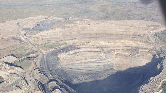 Aerial shot of Oz Minerals Century mine near Lawn Hill, north of Mount Isa in north-west Qld.