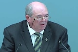 Father Brian Lucas in the witness box at the child abuse royal commission