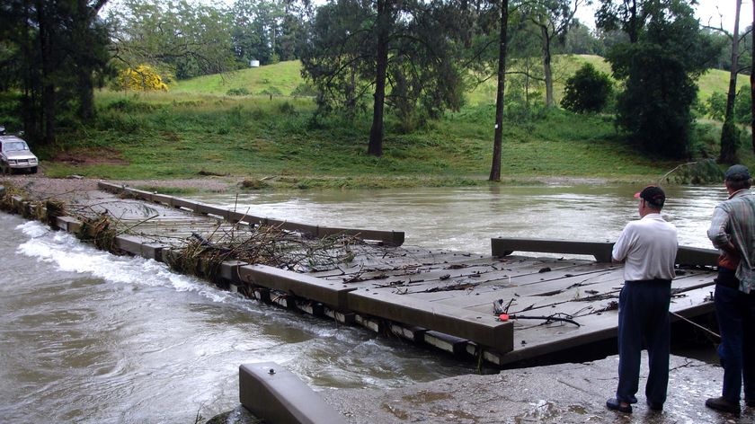 Previous flooding of Bellingen River