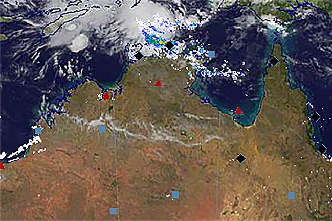 A tropical low lies to the north of the Northern Territory that is expected to form into Cyclone Frances.