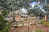 Photos of bush fire damaged home