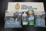 Customs seize steroid tablets being smuggled in medicine bottles at Queensland's Gold Coast Airport in November 2013